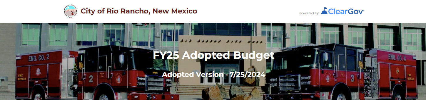cover of the FY2025 digital budget book